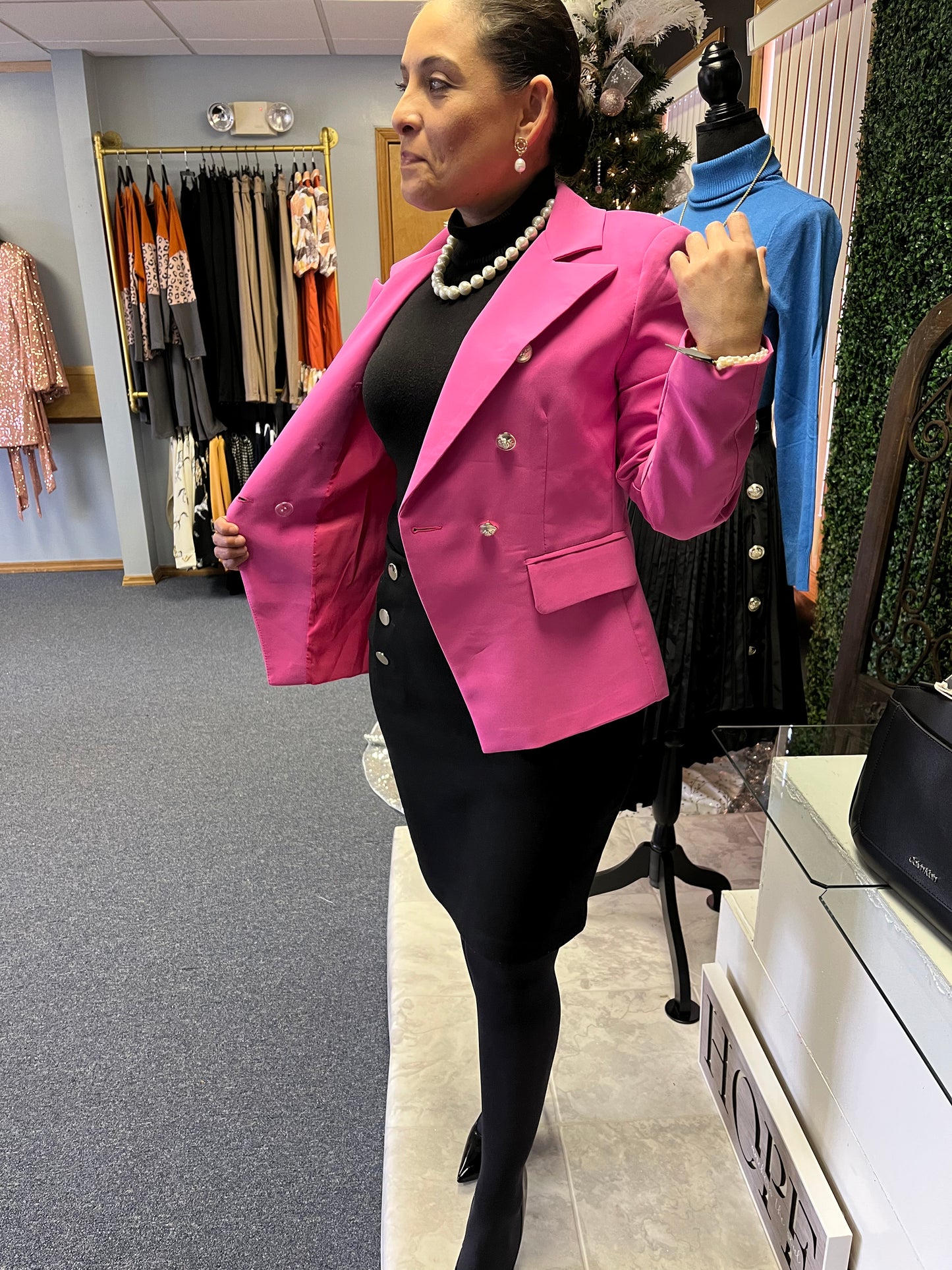 Pink Blazer