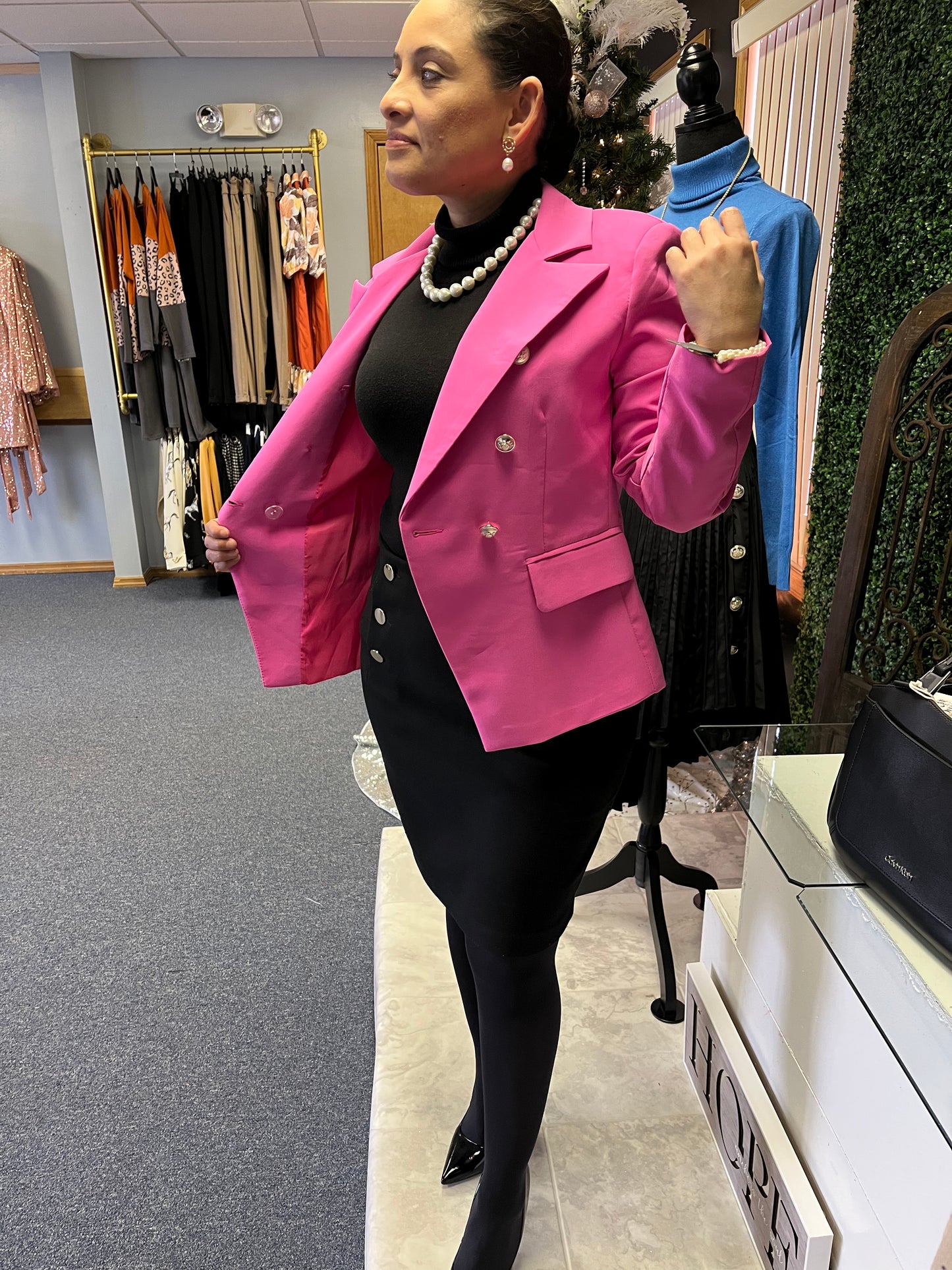 Pink Blazer