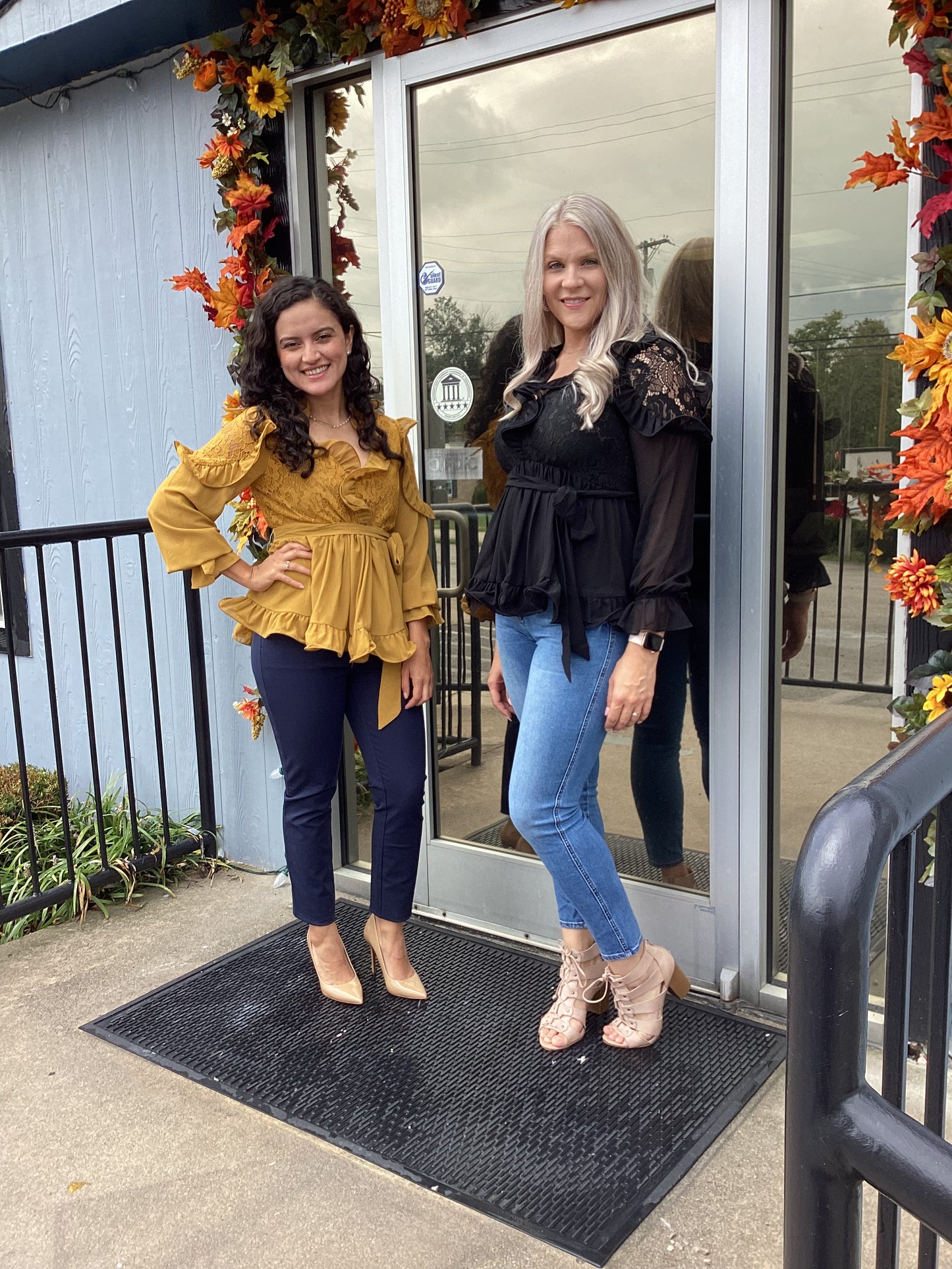 Fall Style Black Blouse