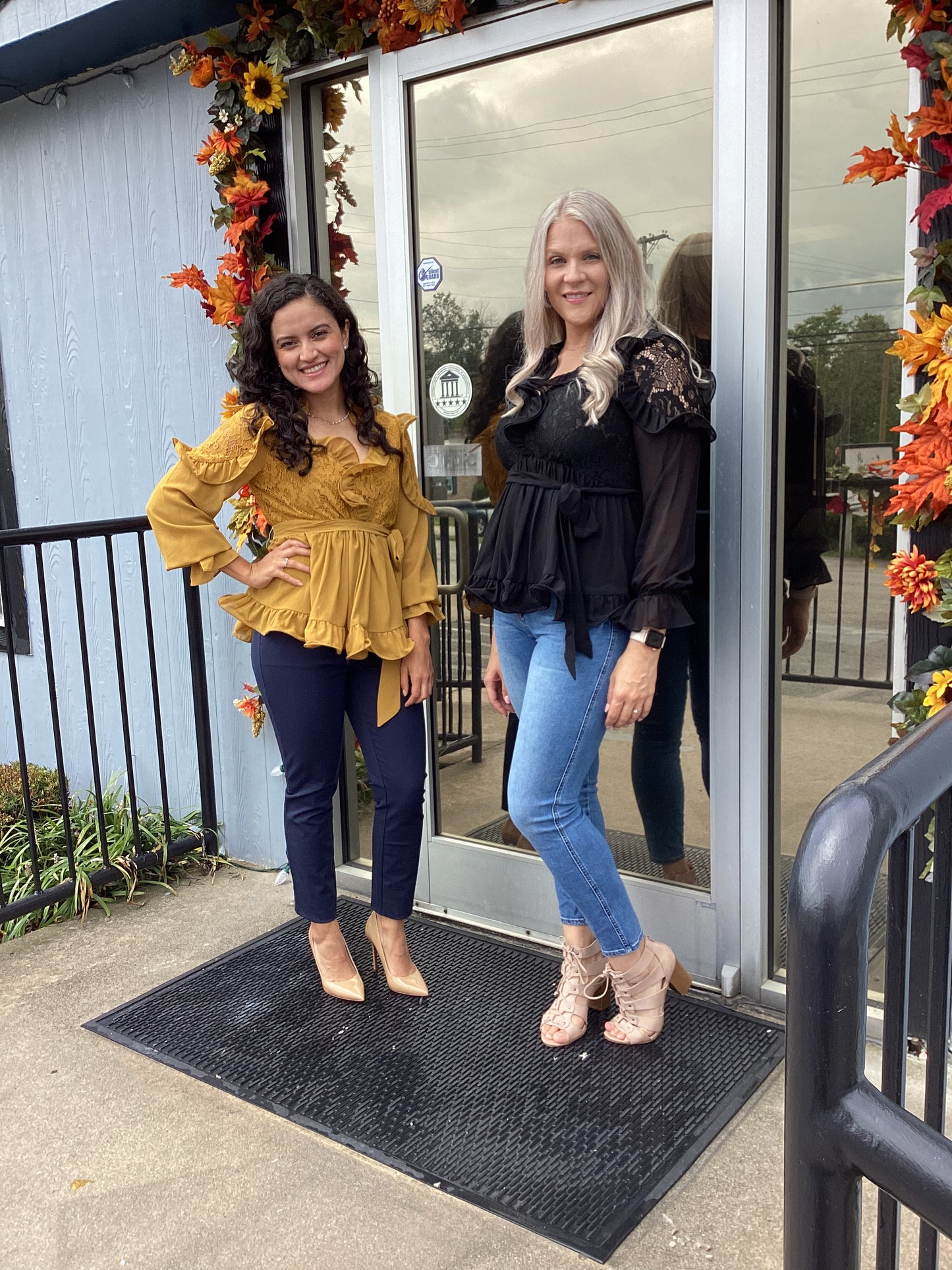 Fall Style Black Blouse