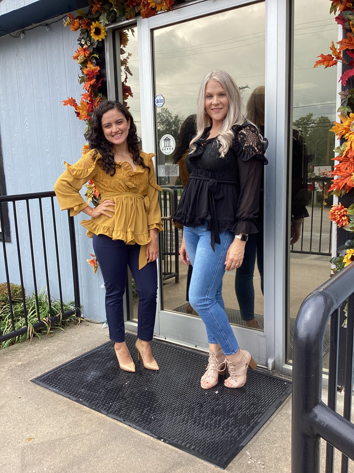 Fall Style Black Blouse